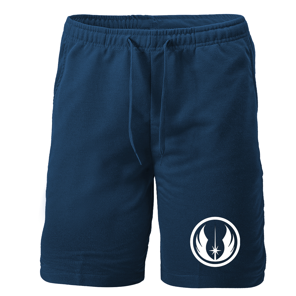 Men's Jedi Star Wars Movie Athletic Fleece Shorts