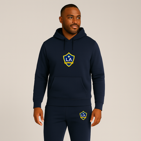Men's LA Galaxy FC Crewneck Sweatshirt Joggers Suit