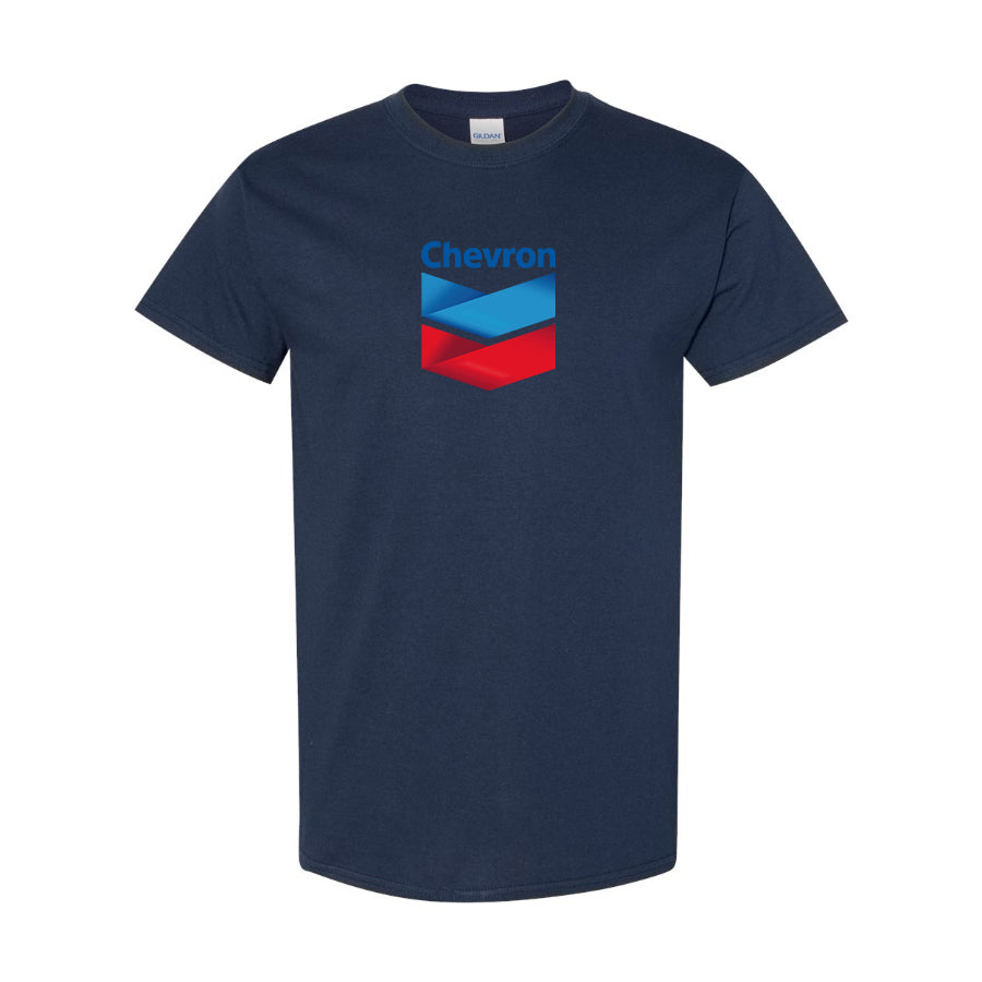 Men's Chevron Gas Station  Cotton T-Shirt