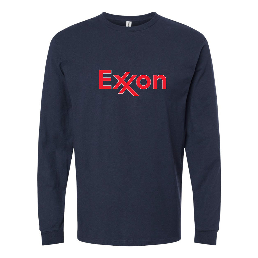 Men's Exxon Gas Station  Long Sleeve T-Shirt