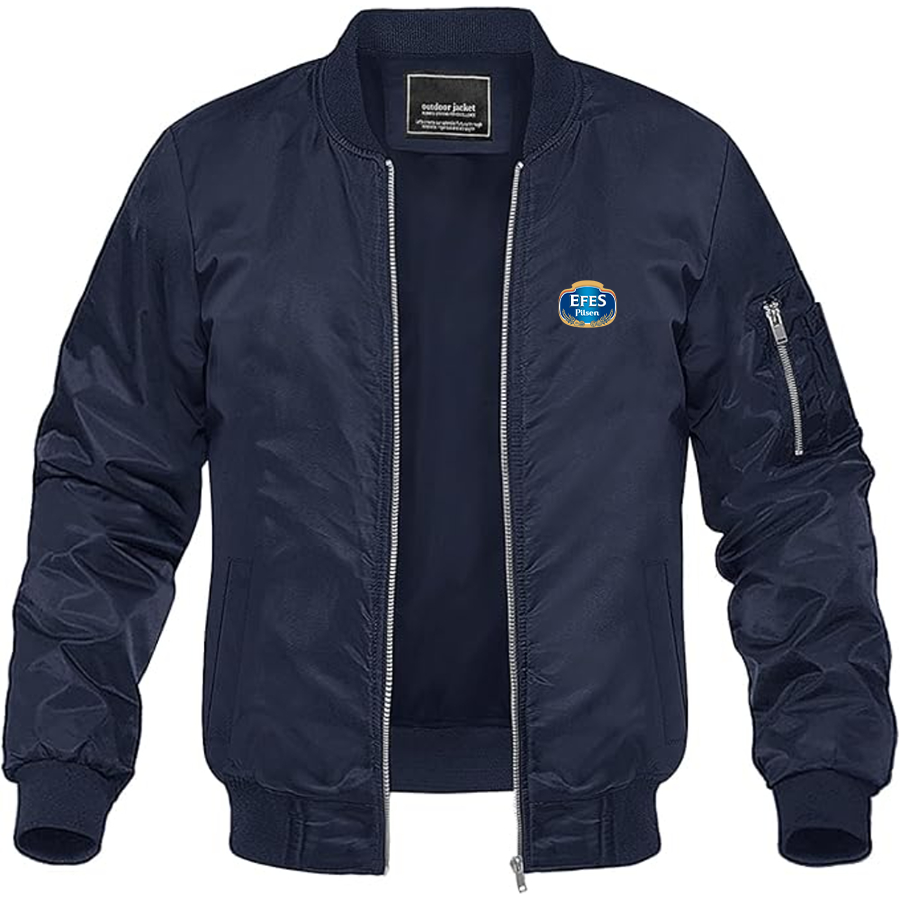Men's Efes Logo Lightweight Bomber Jacket