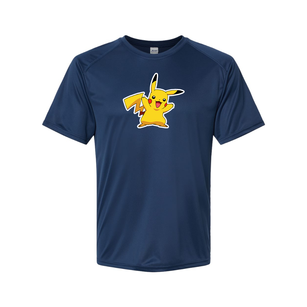 Men's Pikachu Cartoon Performance T-Shirt