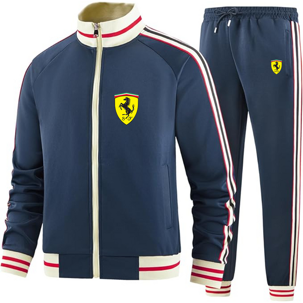Men's  Ferrari Motorsport Car - Premium Two-Piece Designer Tracksuit