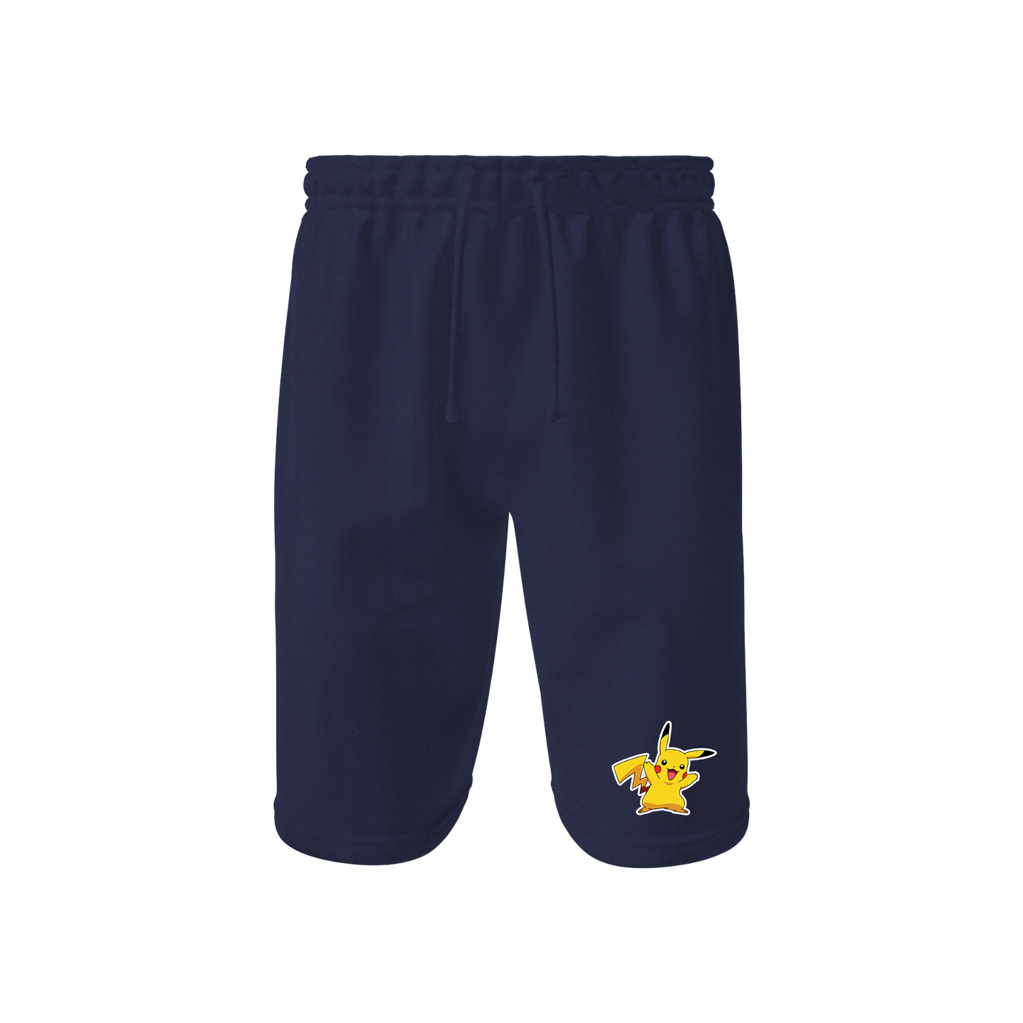 Men's Pikachu Cartoon Athletic Fleece Shorts