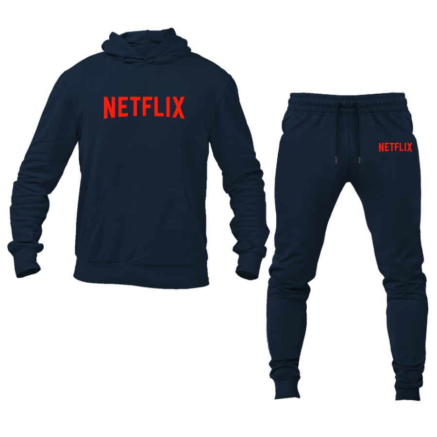 Men's Netflix Movie Show Hoodie Joggers Set
