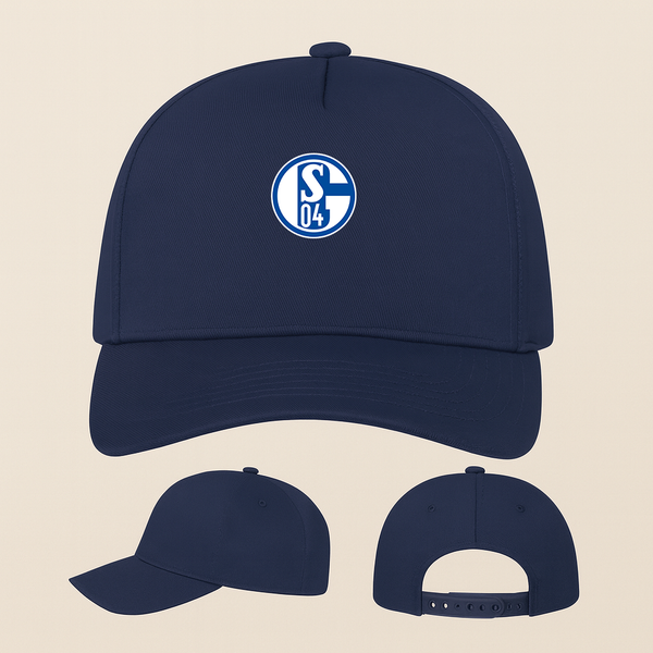 Schalke 04 FC Five Panel Twill Snapback Cap