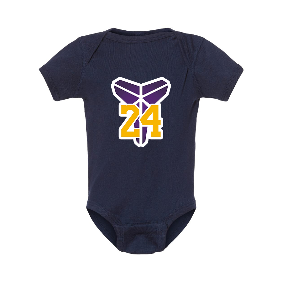 Kobe Bryant Mamba 24 Baby Romper Onesie