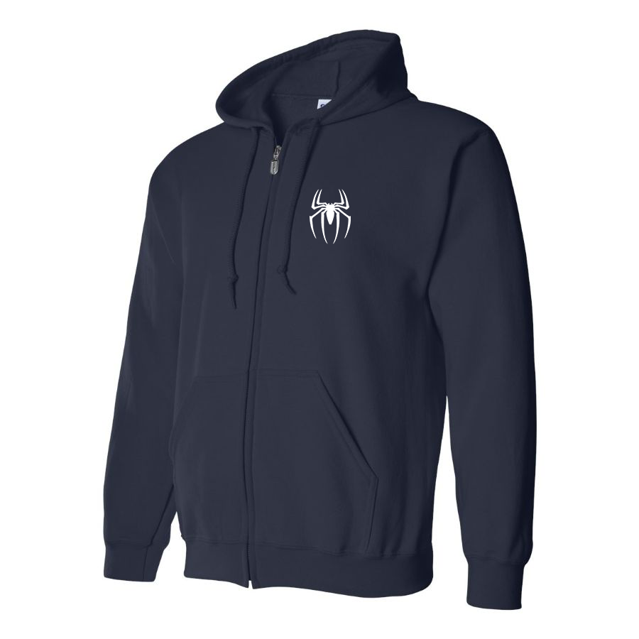 Men's Spiderman Marvel Avengers Superhero  Zipper Hoodie