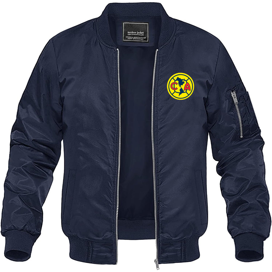 Men's Club America Football Lightweight Bomber Jacket