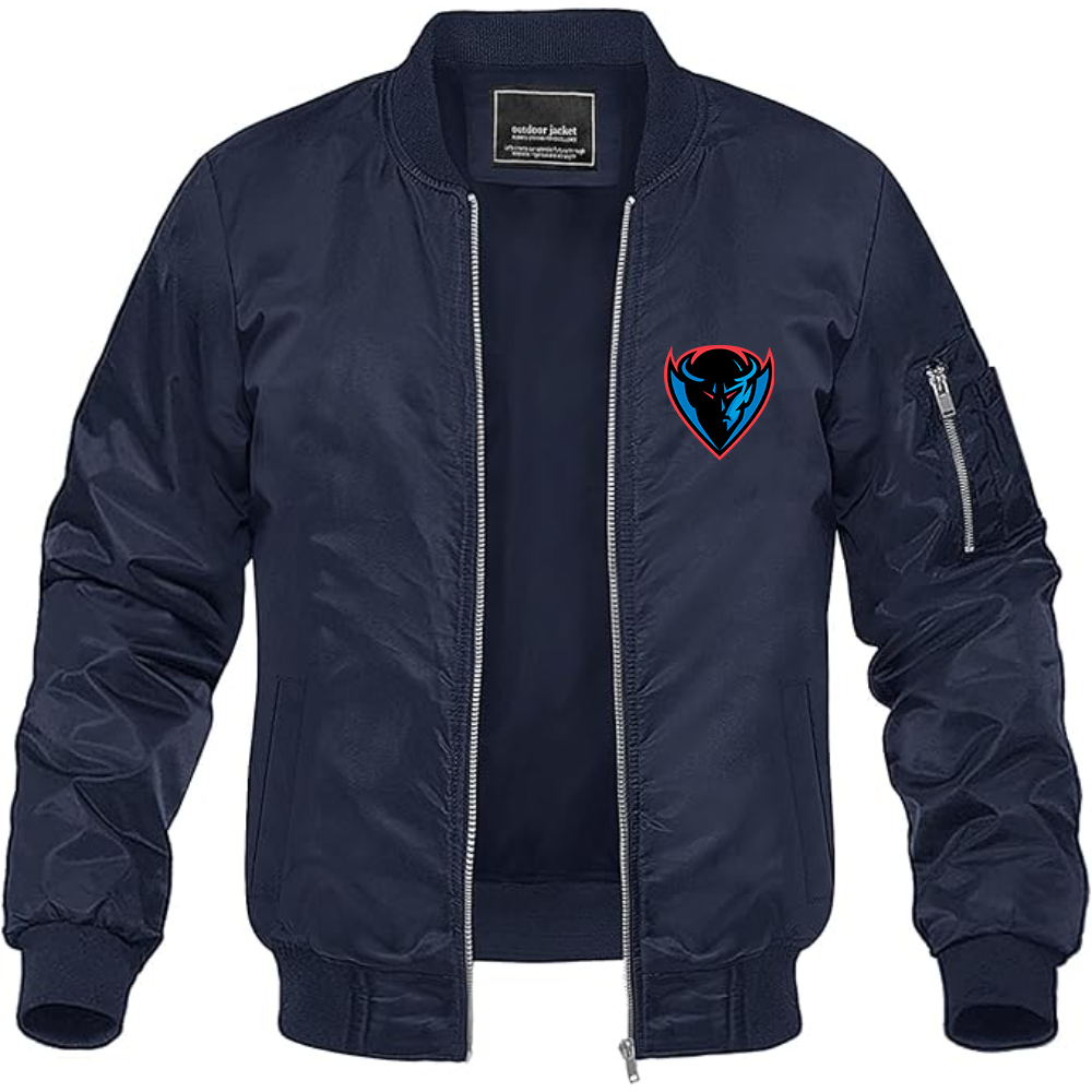 Men's DePaul Blue Demons Lightweight Bomber Jacket