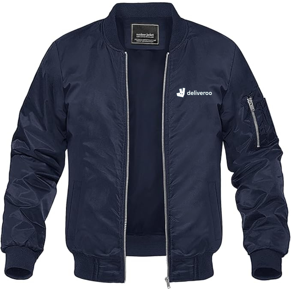 Men's Deliveroo Logo Lightweight Bomber Jacket