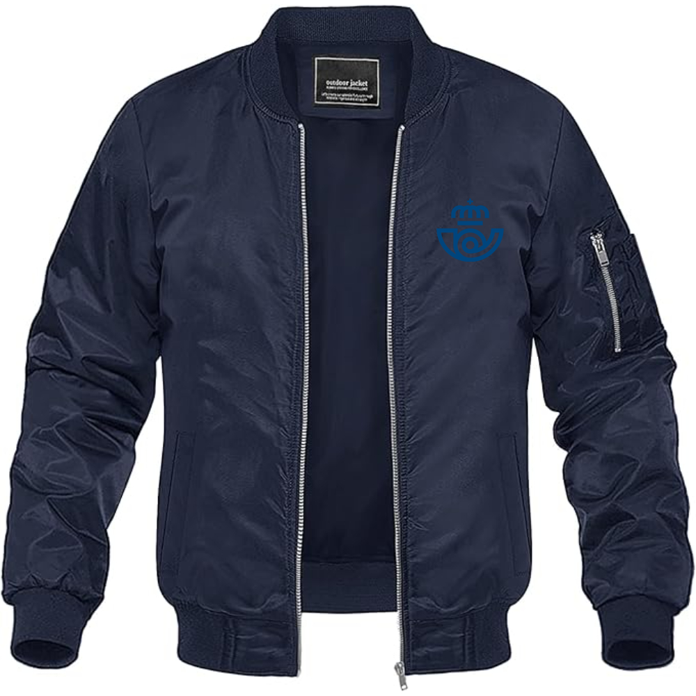 Men's Correos Logo Lightweight Bomber Jacket