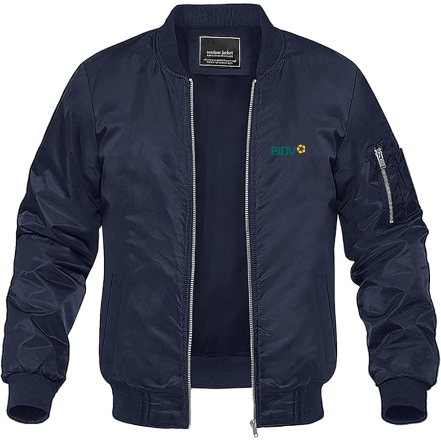 Men's BIDV Logo Lightweight Bomber Jacket