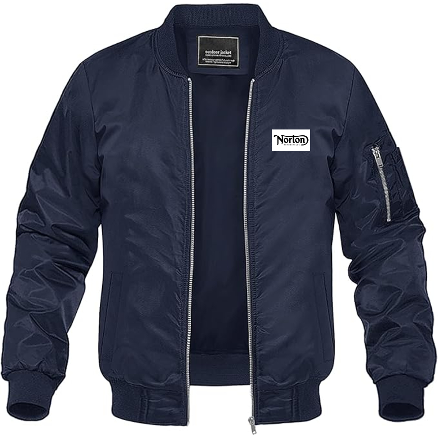 Men's Norton Logo Lightweight Bomber Jacket
