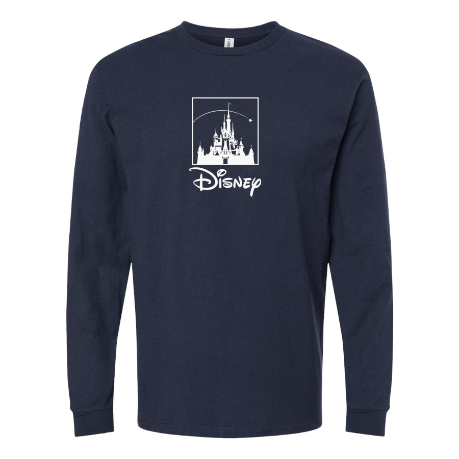 Men's Walt Disney Cartoon  Long Sleeve T-Shirt