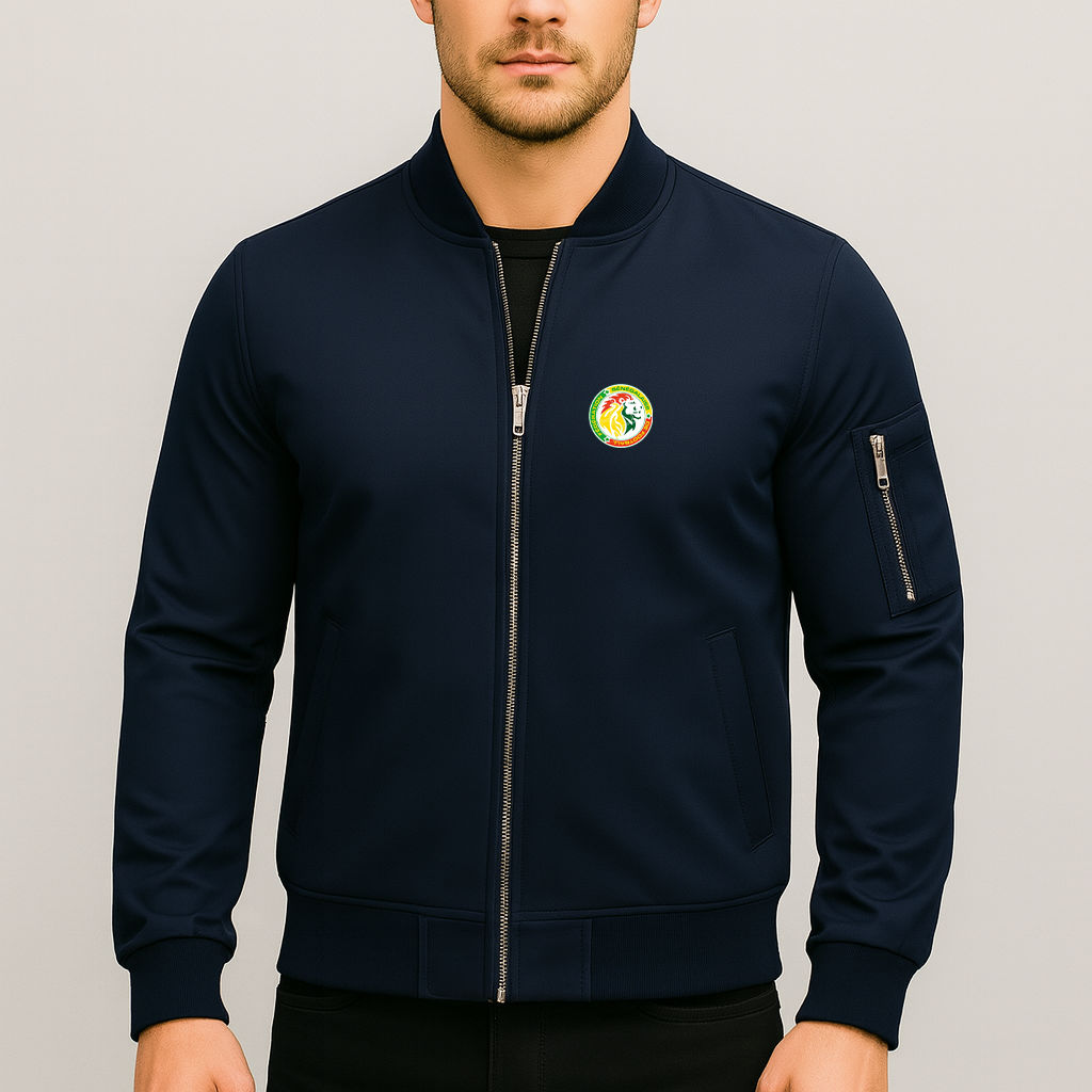 Men's Senegal National Soccer Teams Lightweight Bomber Jacket