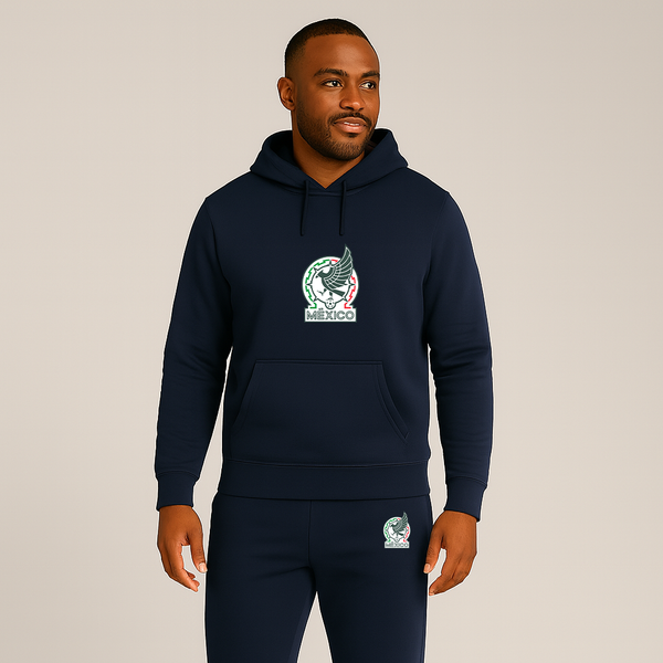 Men’s Mexico Soccer Soccer Logo Hoodie Joggers Set