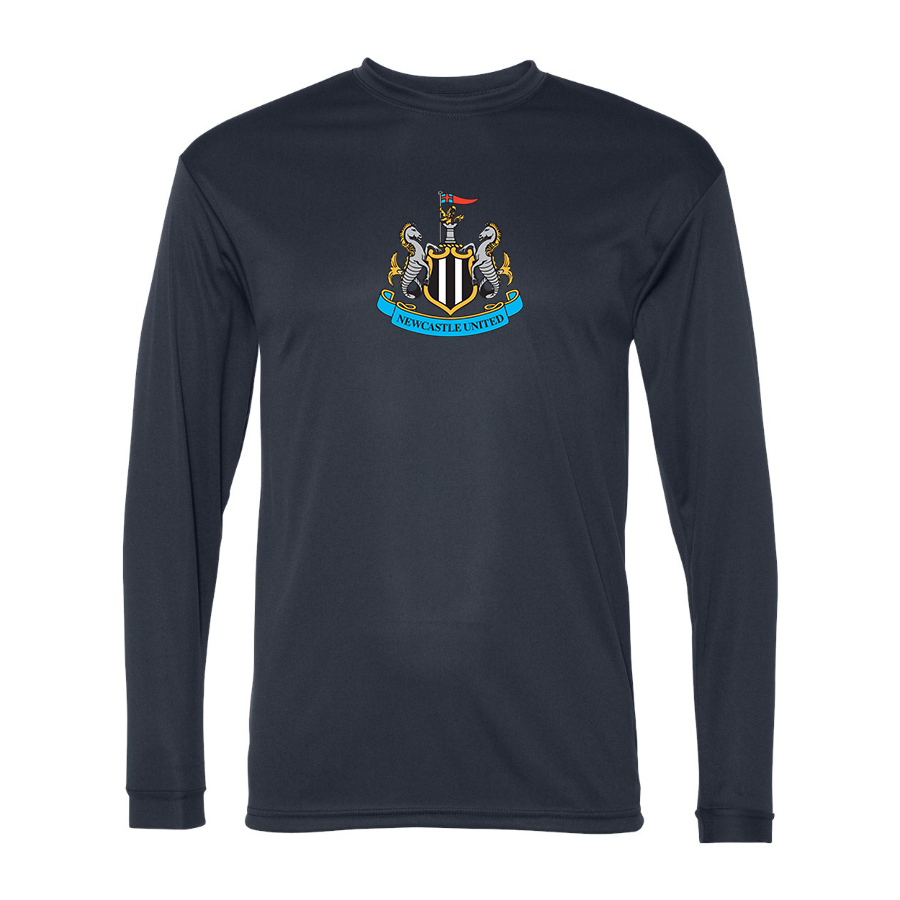Men’s  Newcastle United FC    Polyester Long Sleeve T-Shirt