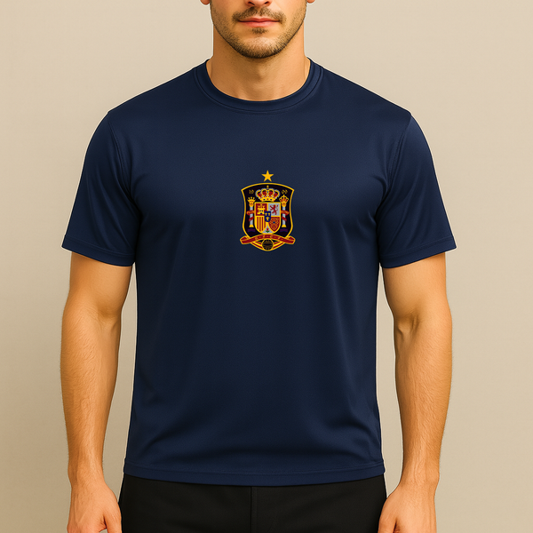 Men's Spain National Soccer Team Polyester T-Shirt