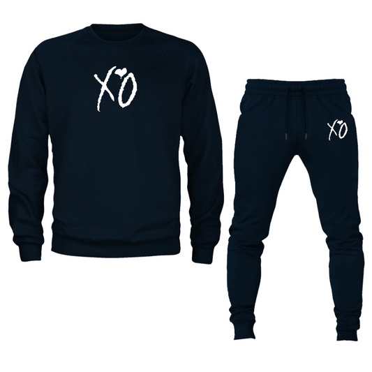 Men’s The Weeknd XO Music Crewneck Sweatshirt Joggers Suit
