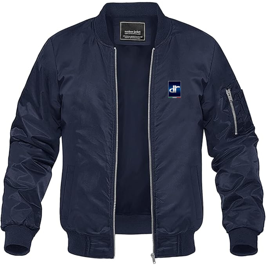 Men's DR Automobiles Logo Lightweight Bomber Jacket