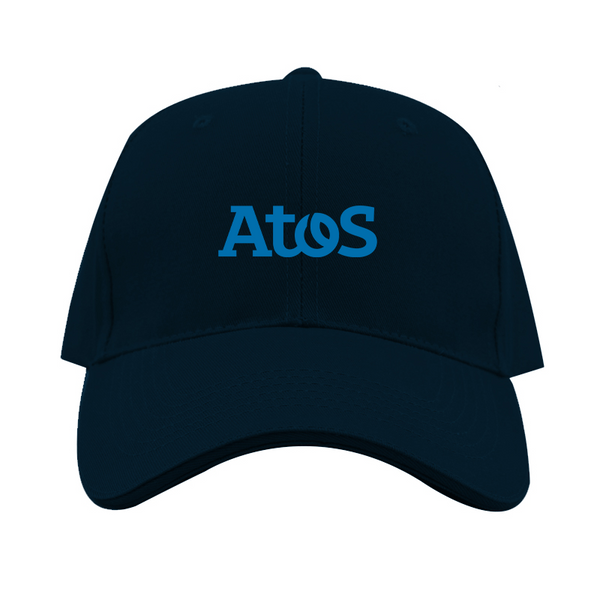Atos Logo  Dad Baseball Cap Hat