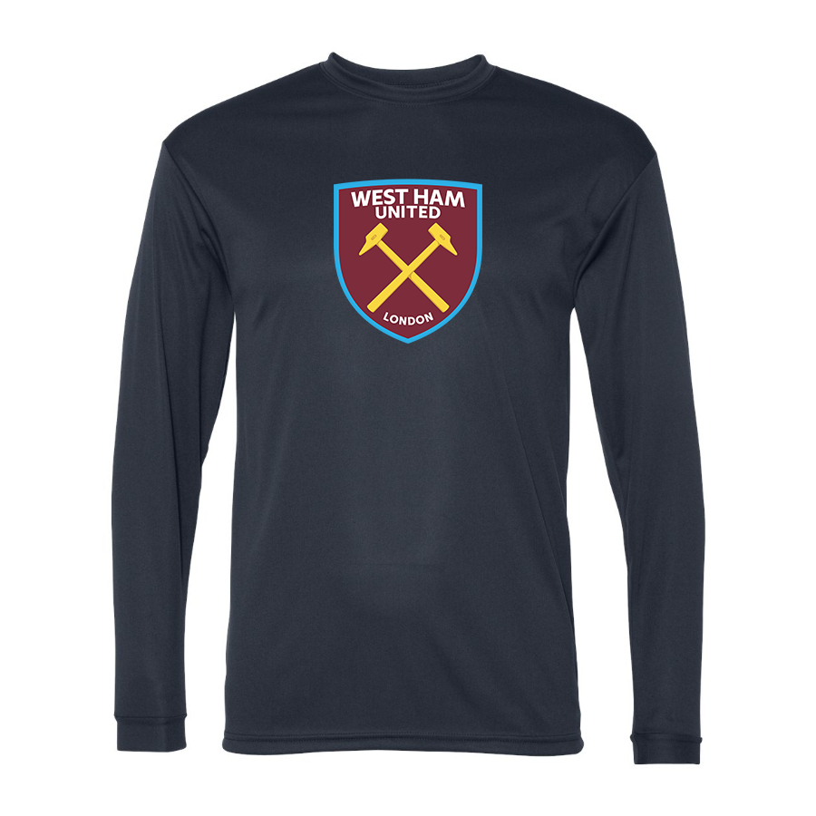 Men’s West Ham United FC  Polyester Long Sleeve T-Shirt