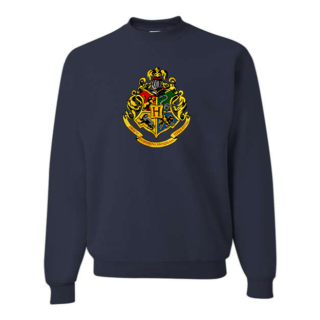 Men's Hogwarts Emblem Harry Potter Movie Crewneck Sweatshirt