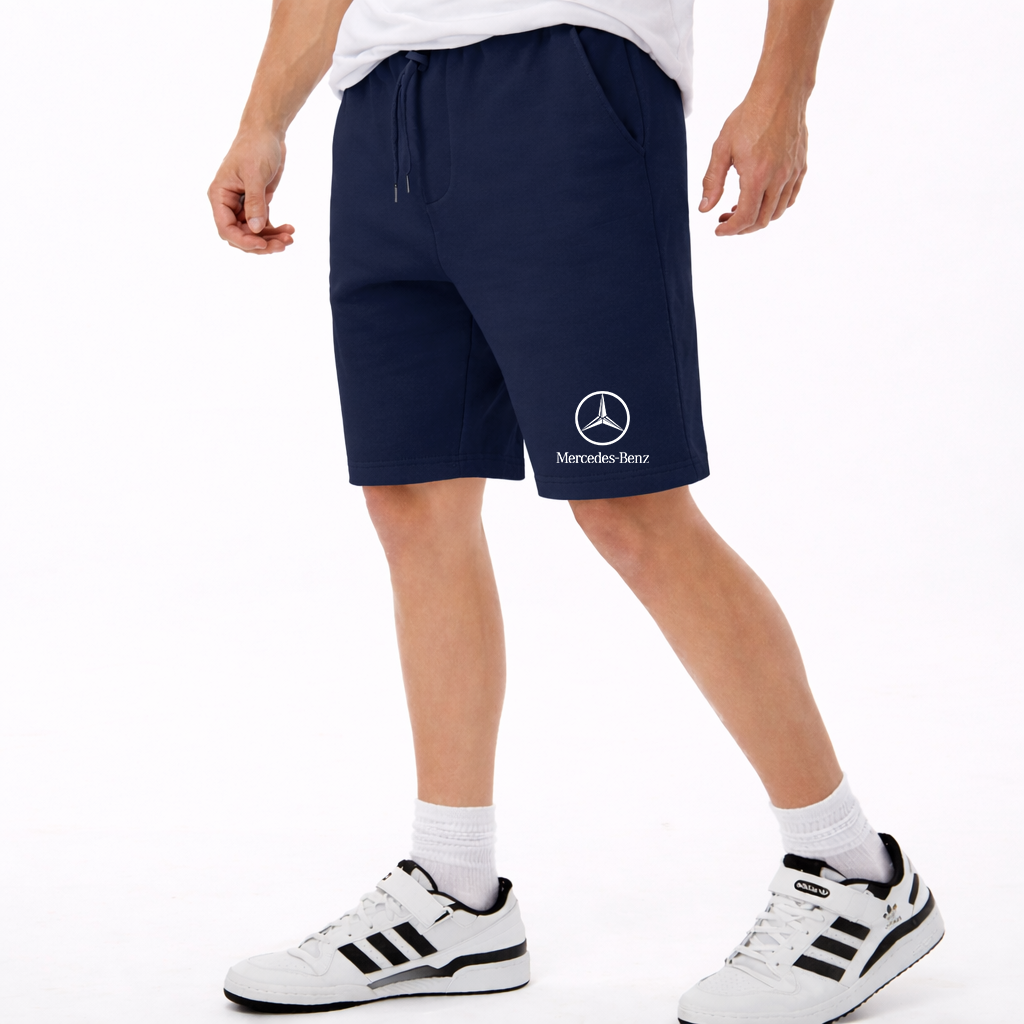 Men's Mercedes-Benz Luxury Car Athletic Fleece Shorts