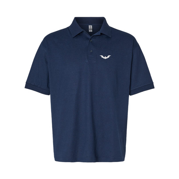 Men's Bat-Emoji Logo Dry Blend Polo