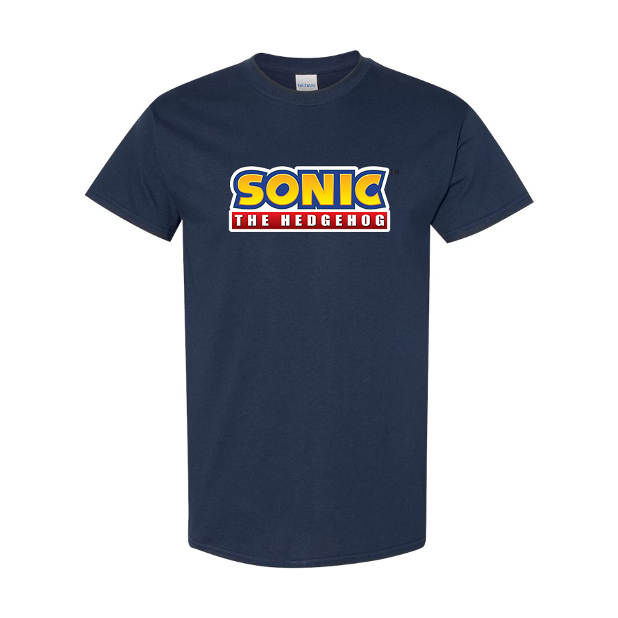 Men's Sonic The Hedgehog Cartoon Cotton T-Shirt