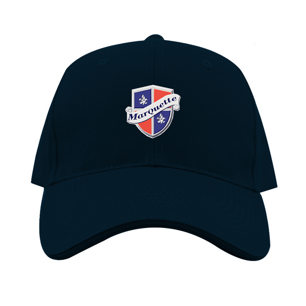 Marquette Logo  Dad Baseball Cap Hat