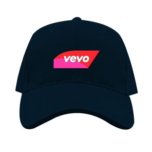 Vevo Thumbnail Banner Logo  Dad Baseball Cap Hat