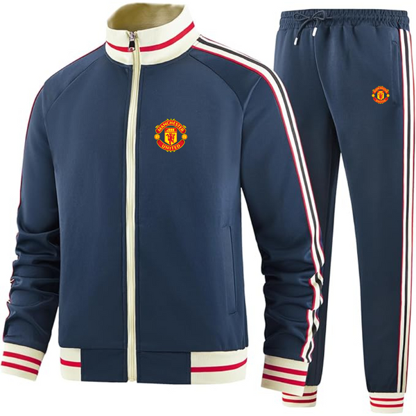 Men's  Manchester United Soccer - Premium Two-Piece Designer Tracksuit