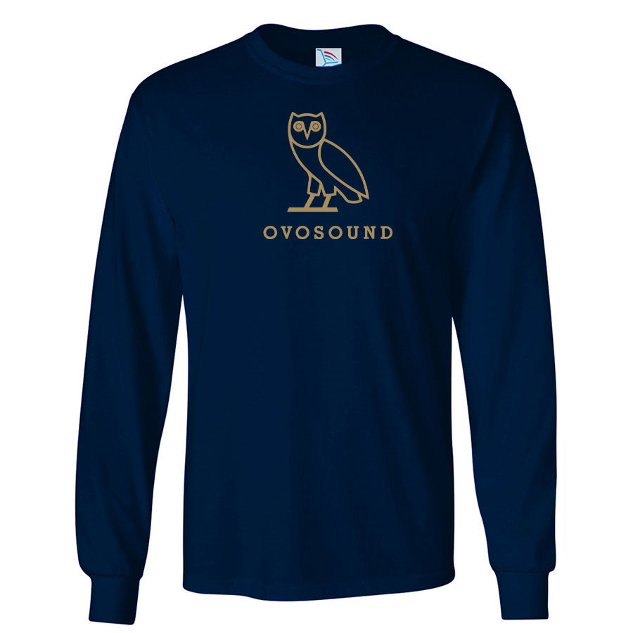 Men's Ovosound Drake Music Long Sleeve T-Shirt