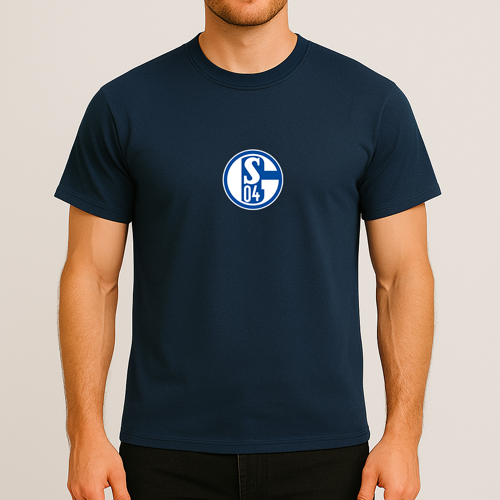 Men's Schalke 04 FC Cotton T-Shirt