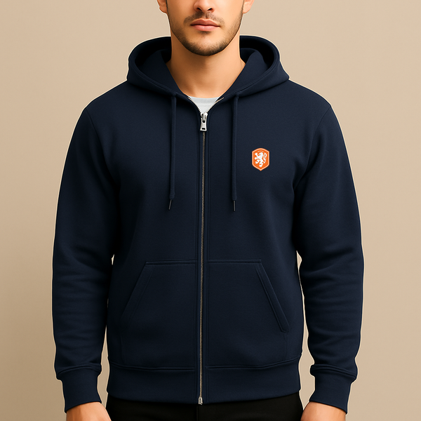 Men's Netherlands National Soccer Team Zipper Hoodie