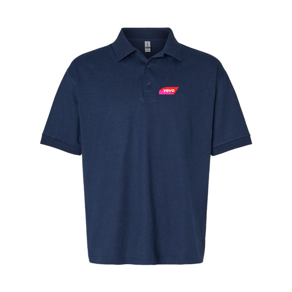 Men's Vevo Thumbnail Banner  Logo Dry Blend Polo