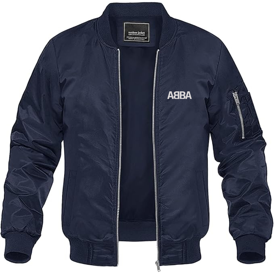 Men's Abba Logo Lightweight Bomber Jacket