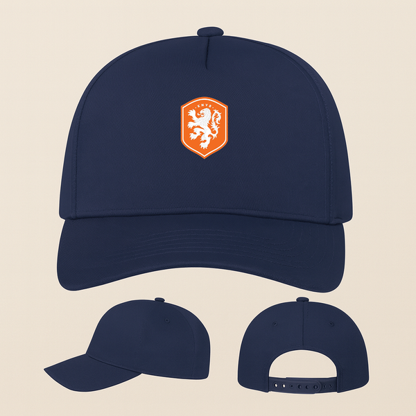 Netherlands National Soccer Team Five Panel Twill Snapback Cap