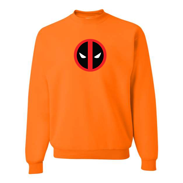 Men's Deadpool Marvel Superhero Crewneck Sweatshirt