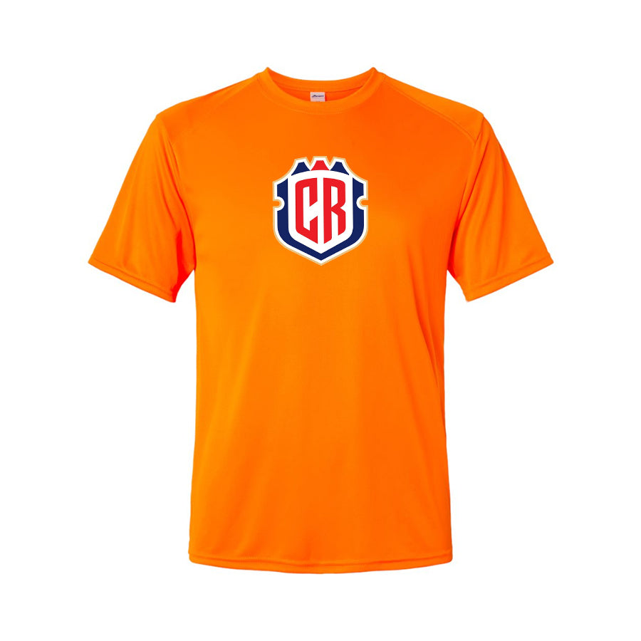 Men's Costa Rica National Soccer Team Polyester T-Shirt
