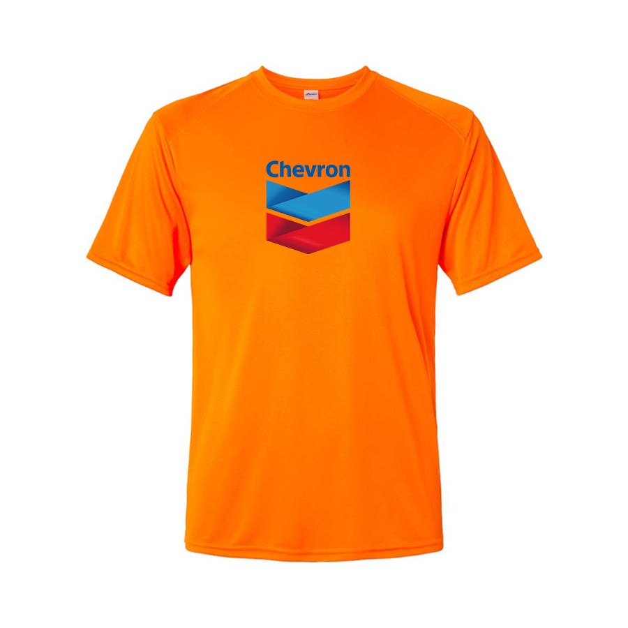 Men's Chevron Gas Station  Polyester T-Shirt