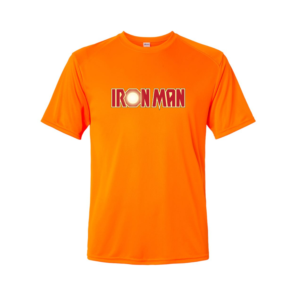 Youth Kids Iron Man Marvel Superhero Performance T-Shirt