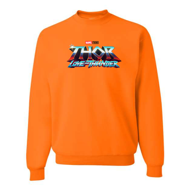 Men's Thor Love & Thunder Superhero Crewneck Sweatshirt