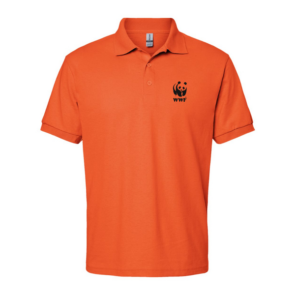 Men's  WWF    Dry Blend Jersey Polo