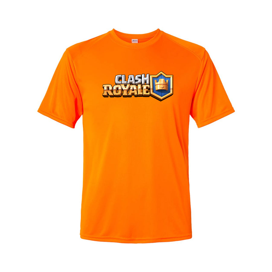 Youth Kids Clash Royale Game Performance T-Shirt