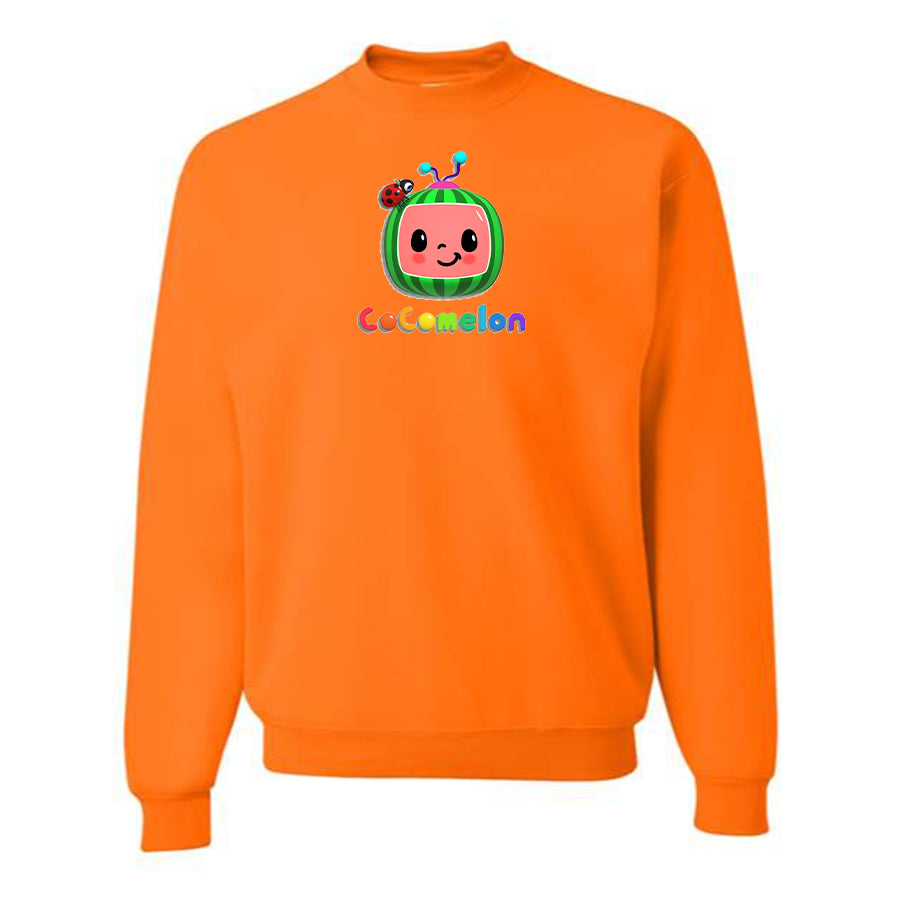 Men's Cocomelon Cartoon Crewneck Sweatshirt