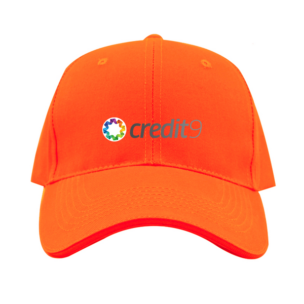 Сredit9 Logo  Dad Baseball Cap Hat
