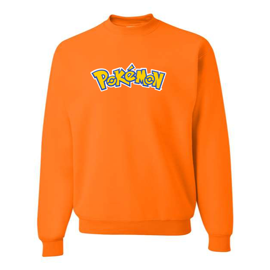 Men's Pokemon Cartoon Crewneck Sweatshirt